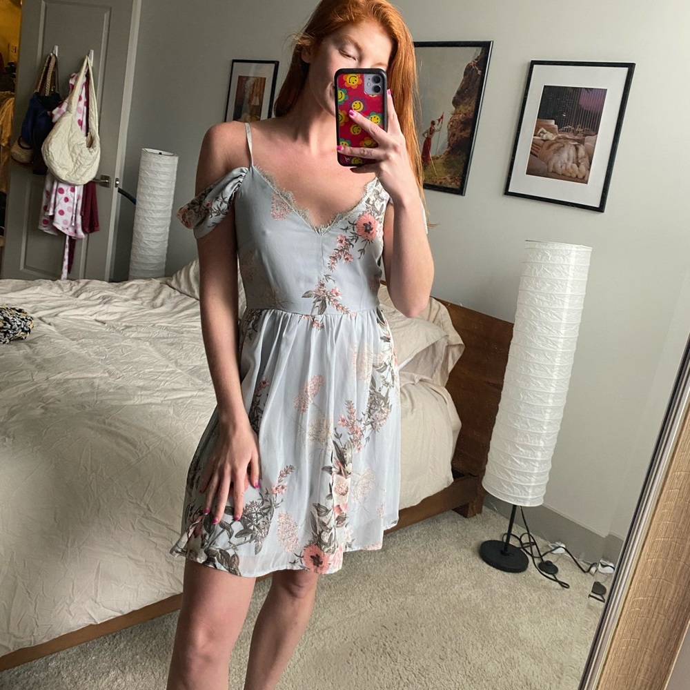 BLUE FLOWER DRESS